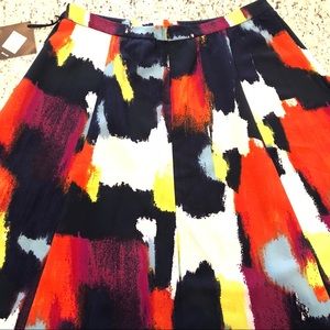 NWT abstract panelled skirt